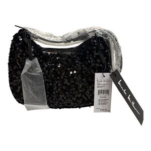 Nicole Miller Black Sequin Shoulder Bag – NWT – $60 Retail